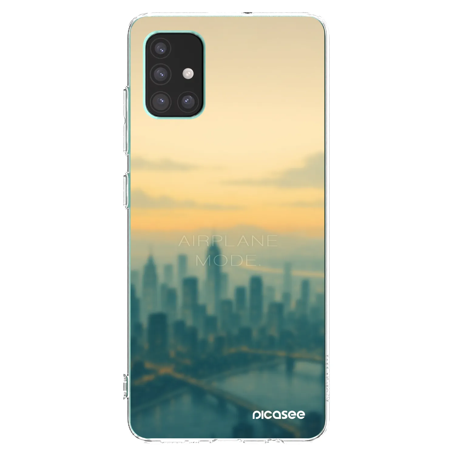 Picasee silikonový průhledný obal pro Samsung Galaxy M51 M515F - Airplane mode