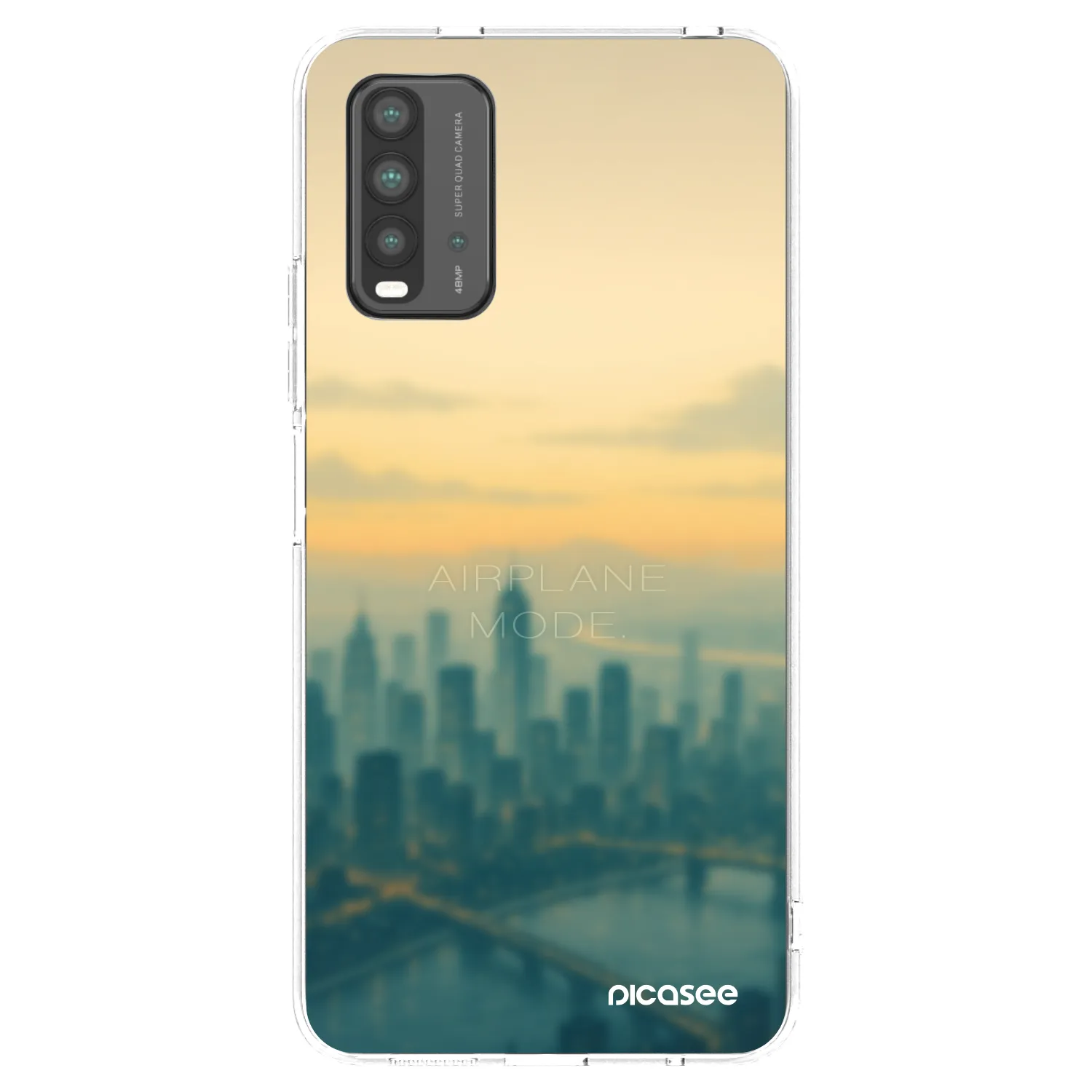Picasee silikonový černý obal pro Xiaomi Redmi 9T - Airplane mode