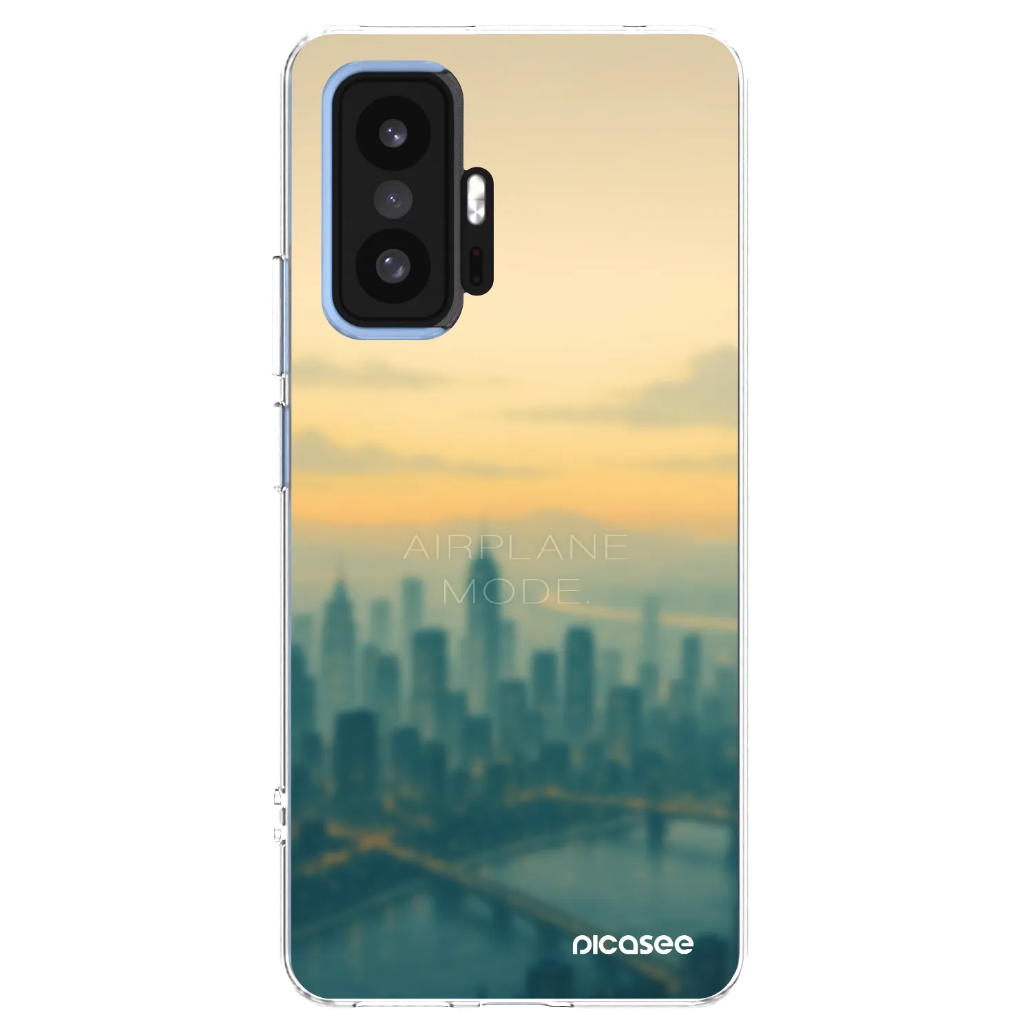 Picasee silikonový průhledný obal pro Xiaomi 11T - Airplane mode
