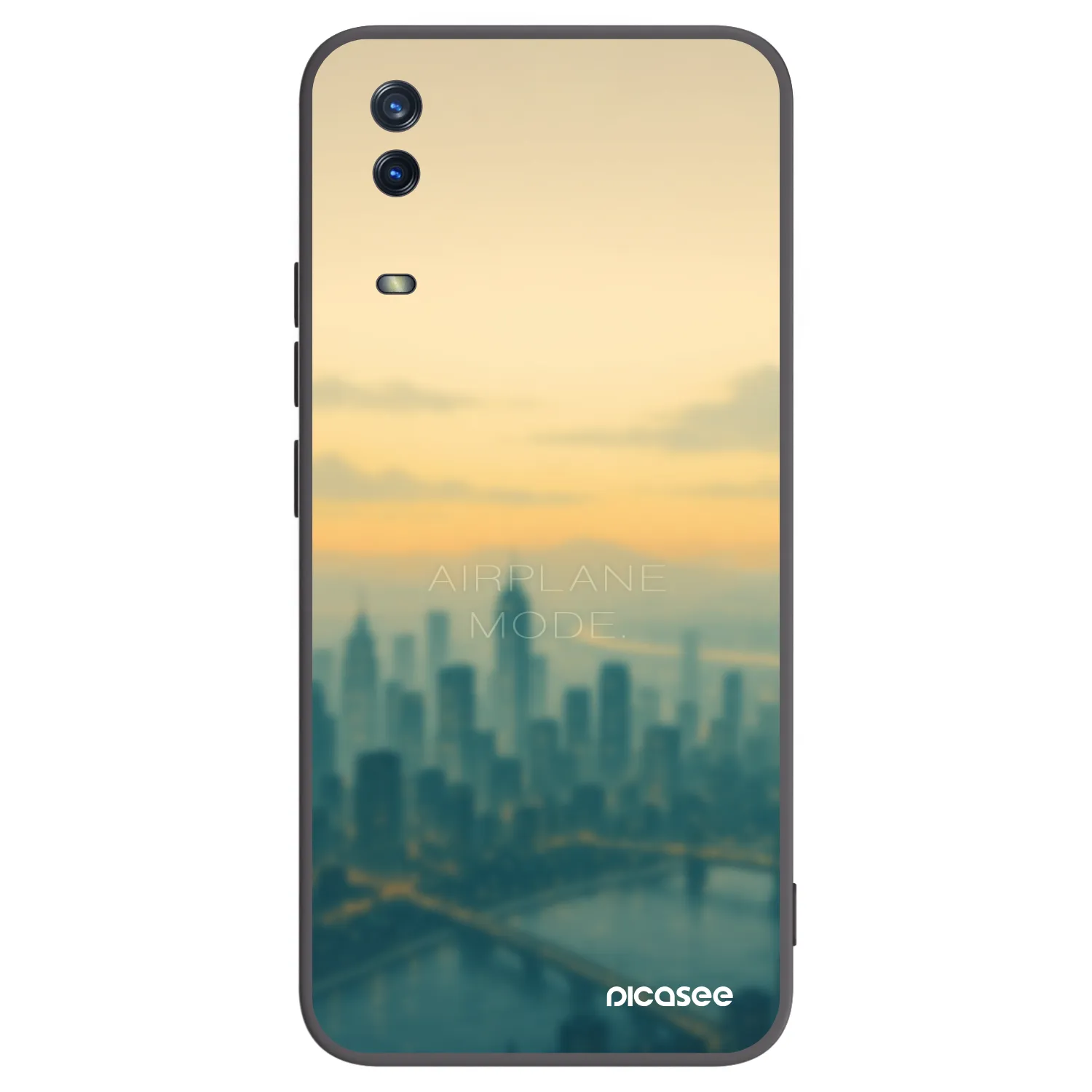 Picasee silikonový černý obal pro Vivo Y11s - Airplane mode