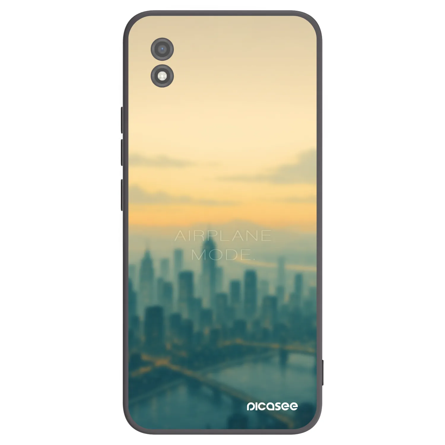 Picasee silikonový černý obal pro Realme C11 (2021) - Airplane mode