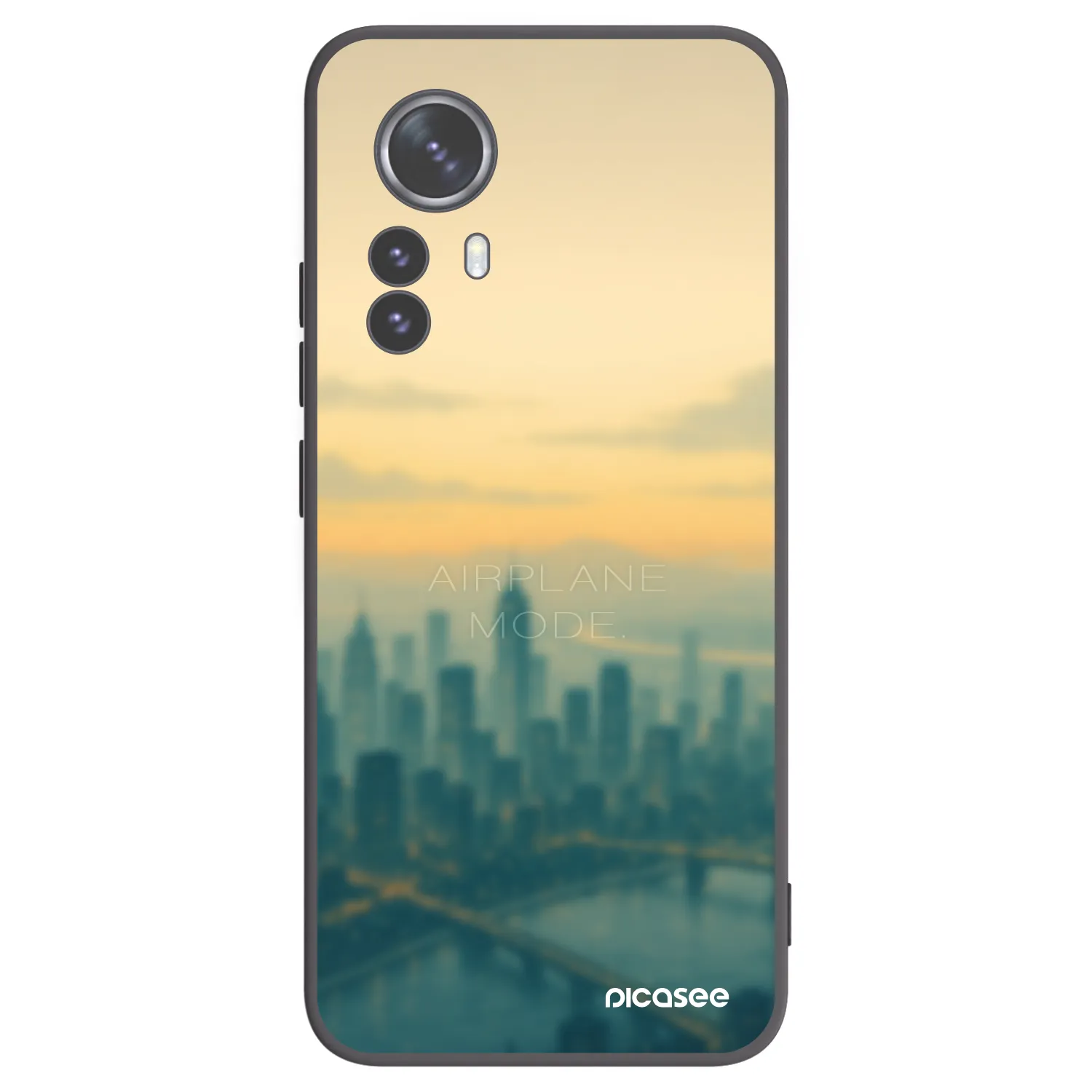 Picasee silikonový černý obal pro Xiaomi 12 Pro - Airplane mode