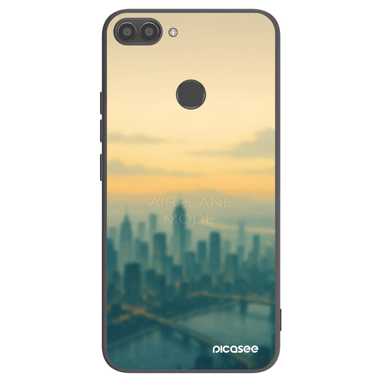 Picasee silikonový černý obal pro Huawei P Smart - Airplane mode