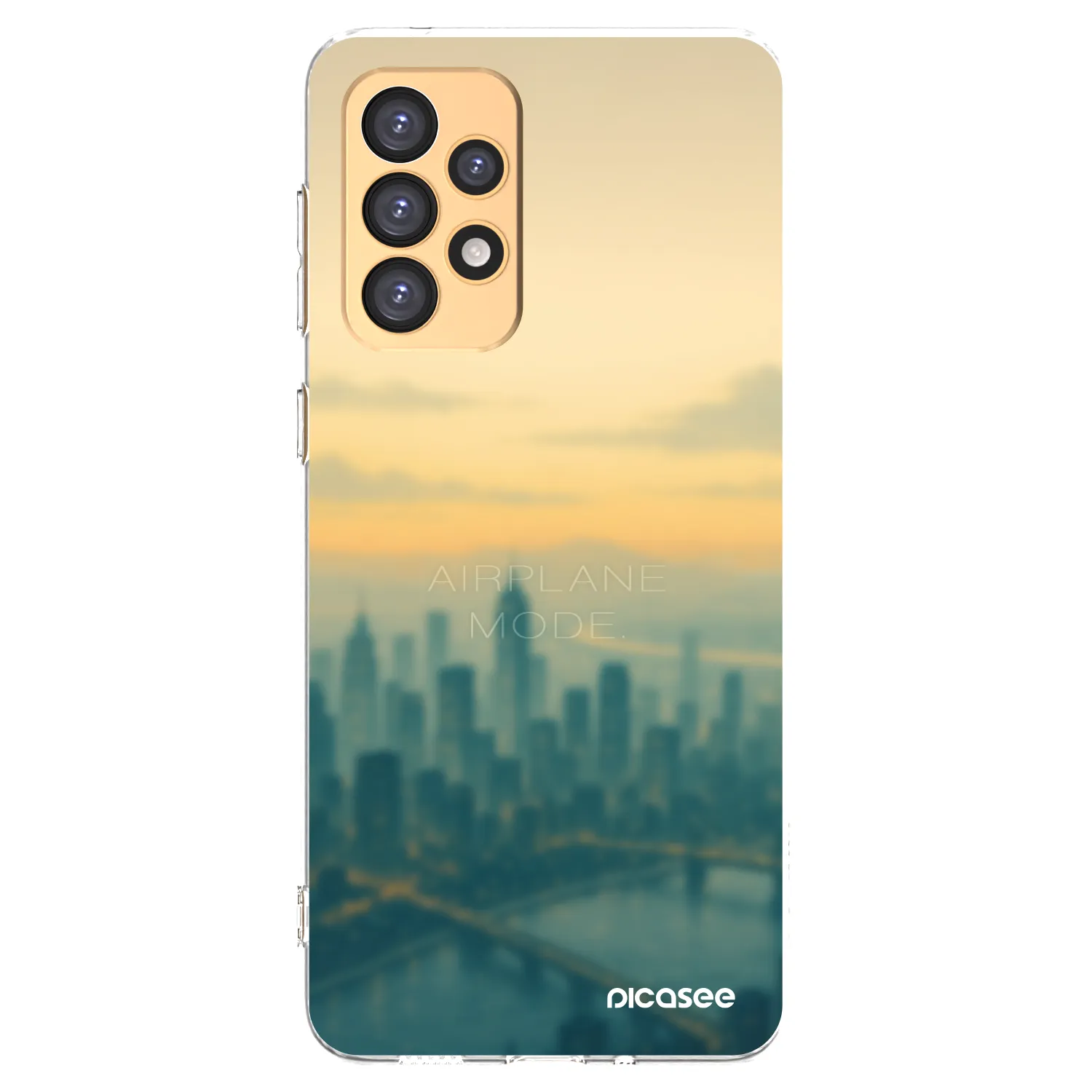 Picasee silikonový průhledný obal pro Samsung Galaxy A33 5G A336 - Airplane mode
