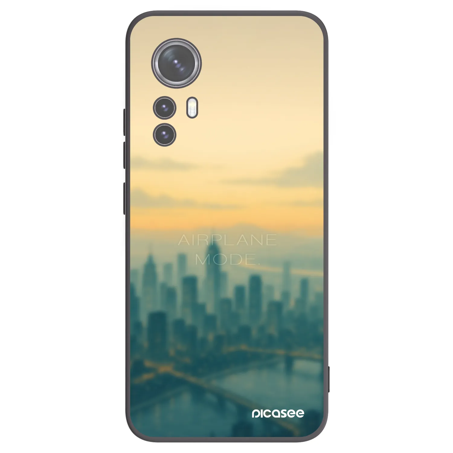 Picasee silikonový černý obal pro Xiaomi 12X - Airplane mode