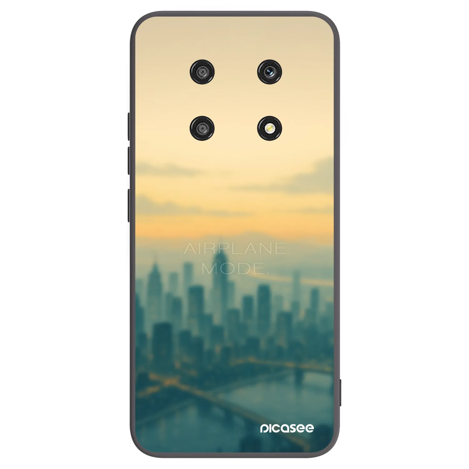 Picasee silikonový černý obal pro Honor Magic4 Lite 5G - Airplane mode