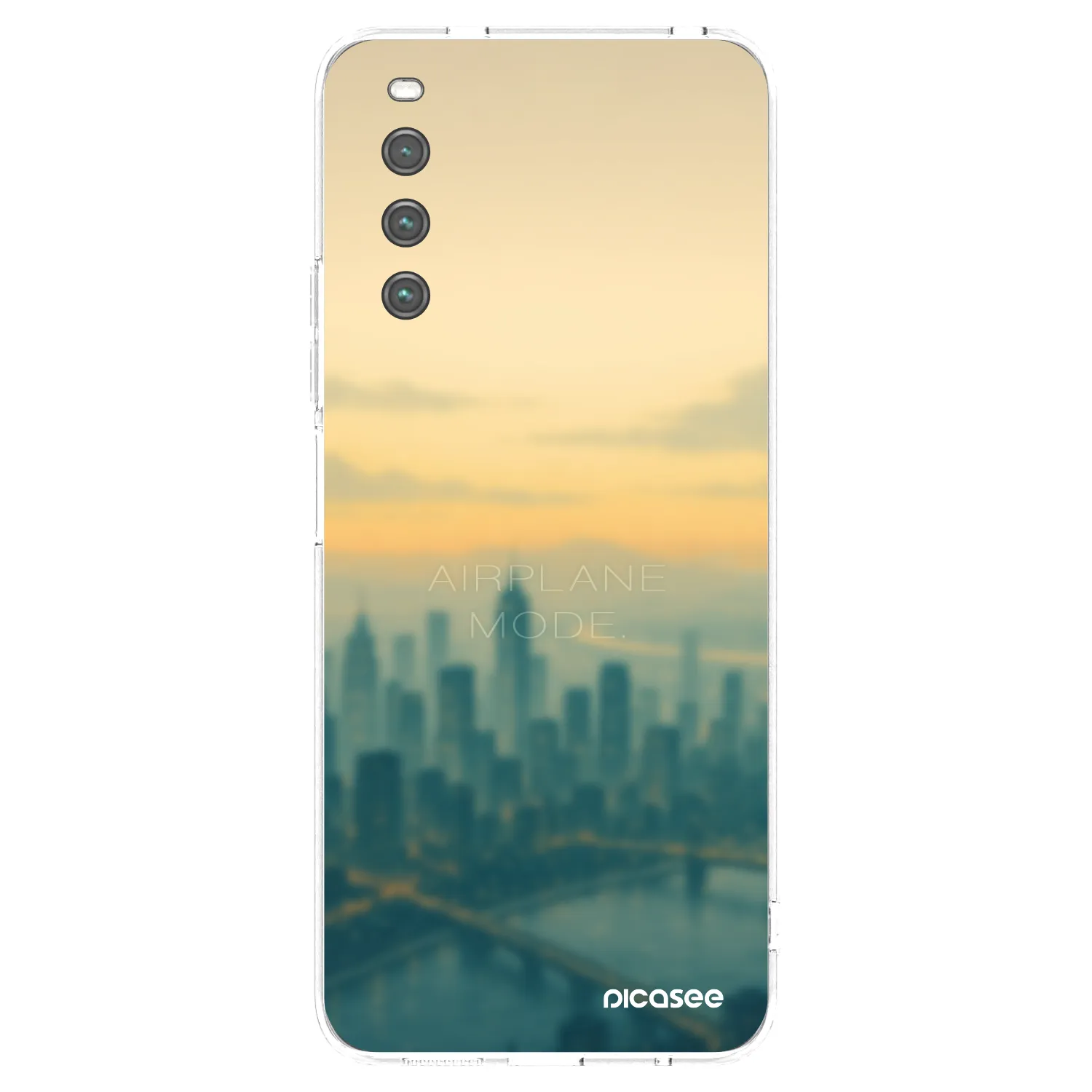 Picasee silikonový průhledný obal pro Sony Xperia 10 IV 5G - Airplane mode