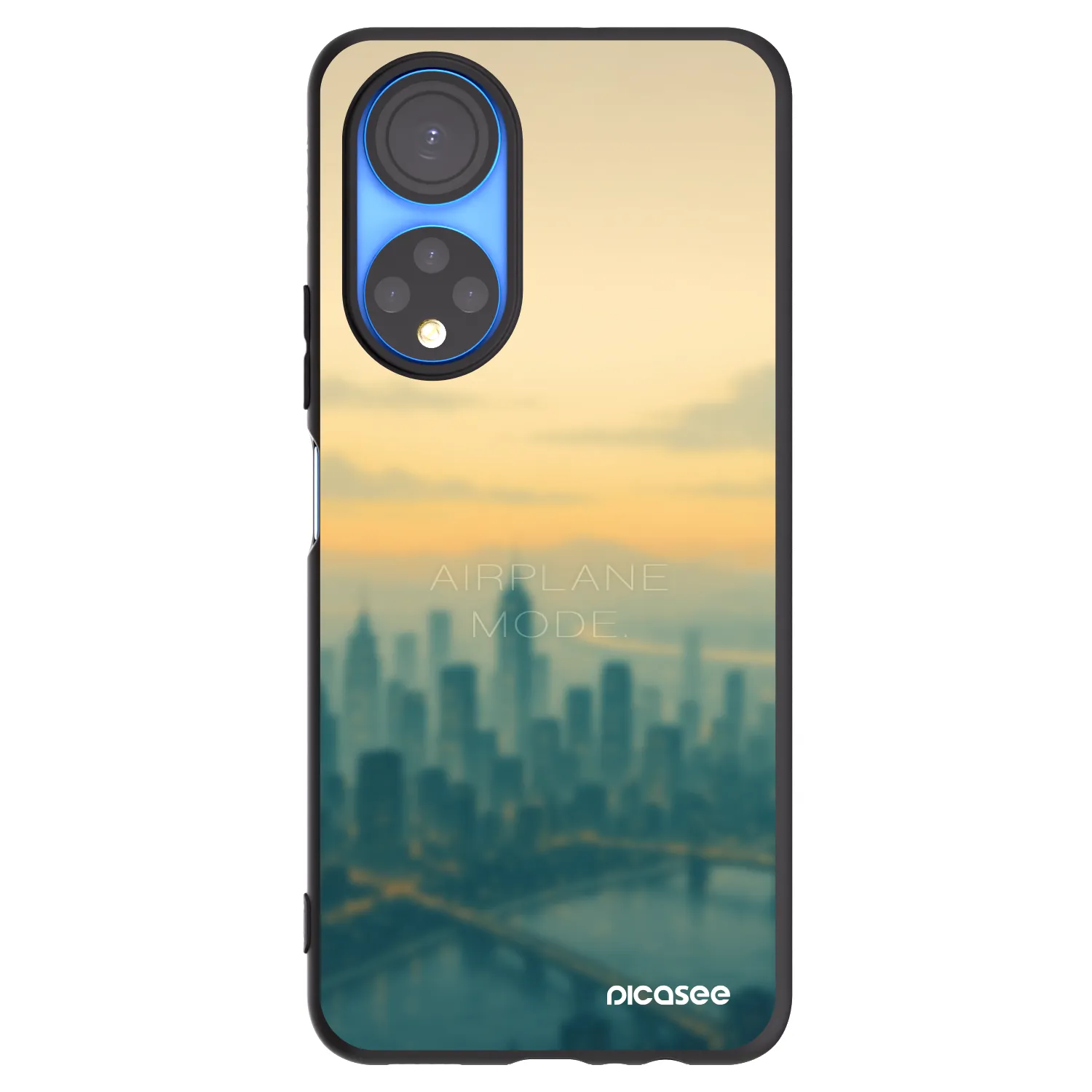 Picasee silikonový černý obal pro Honor X7 - Airplane mode