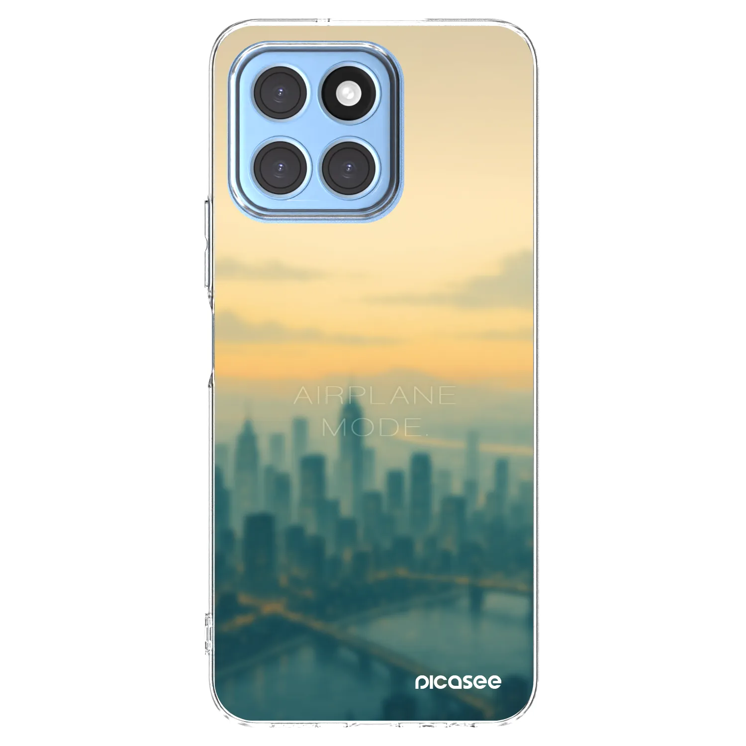Picasee silikonový průhledný obal pro Honor X6 - Airplane mode