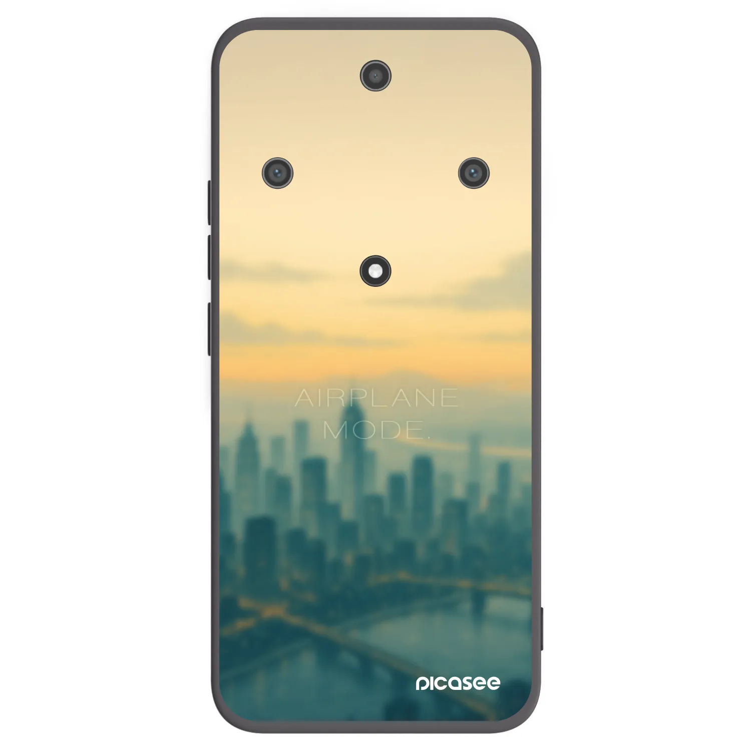 Picasee silikonový černý obal pro Honor Magic5 Lite 5G - Airplane mode