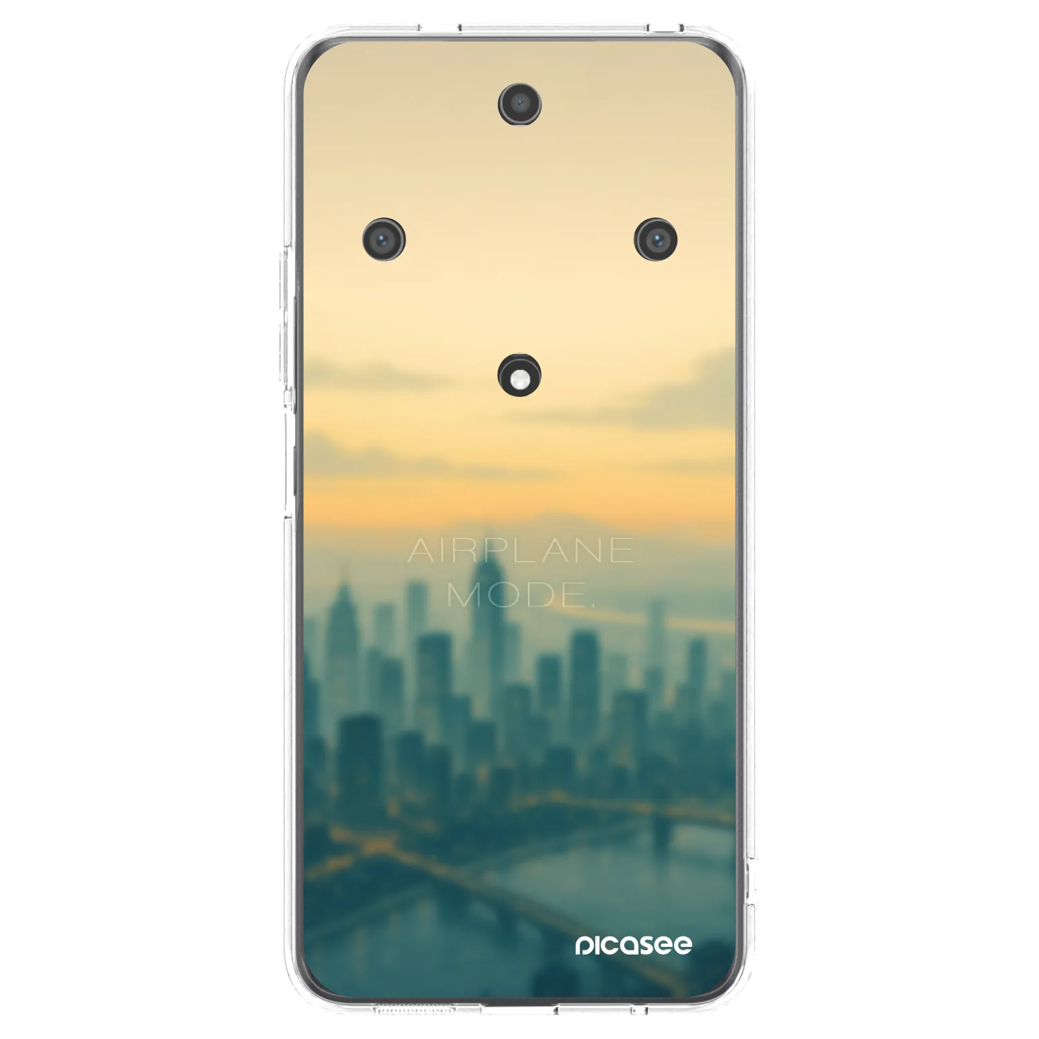 Picasee silikonový průhledný obal pro Honor Magic5 Lite 5G - Airplane mode