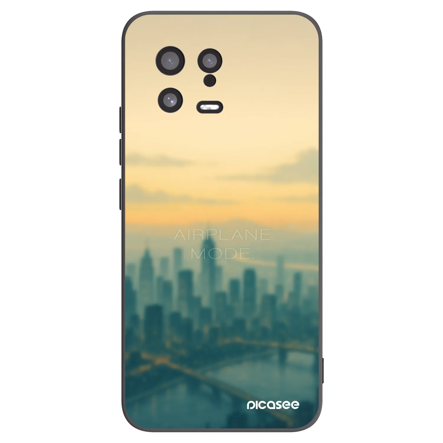 Picasee silikonový černý obal pro Xiaomi 13 - Airplane mode