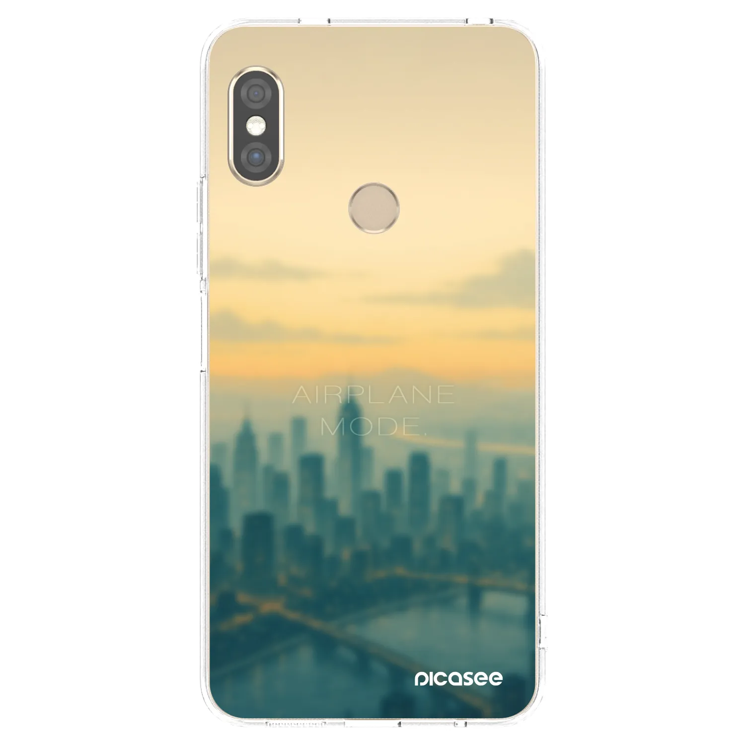 Picasee silikonový průhledný obal pro Xiaomi Redmi Note 5 Global - Airplane mode