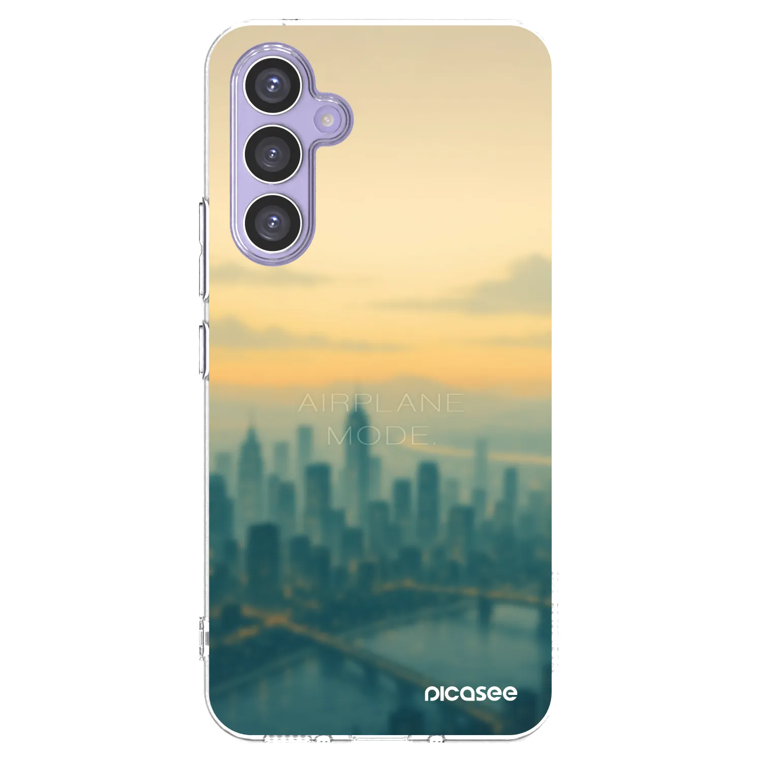Picasee silikonový průhledný obal pro Samsung Galaxy A54 5G A546B - Airplane mode