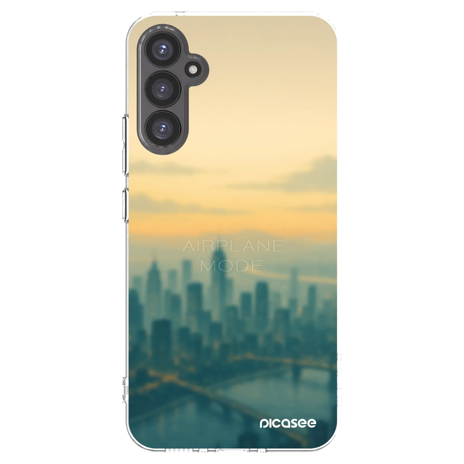 Picasee silikonový průhledný obal pro Samsung Galaxy A34 5G A346B - Airplane mode