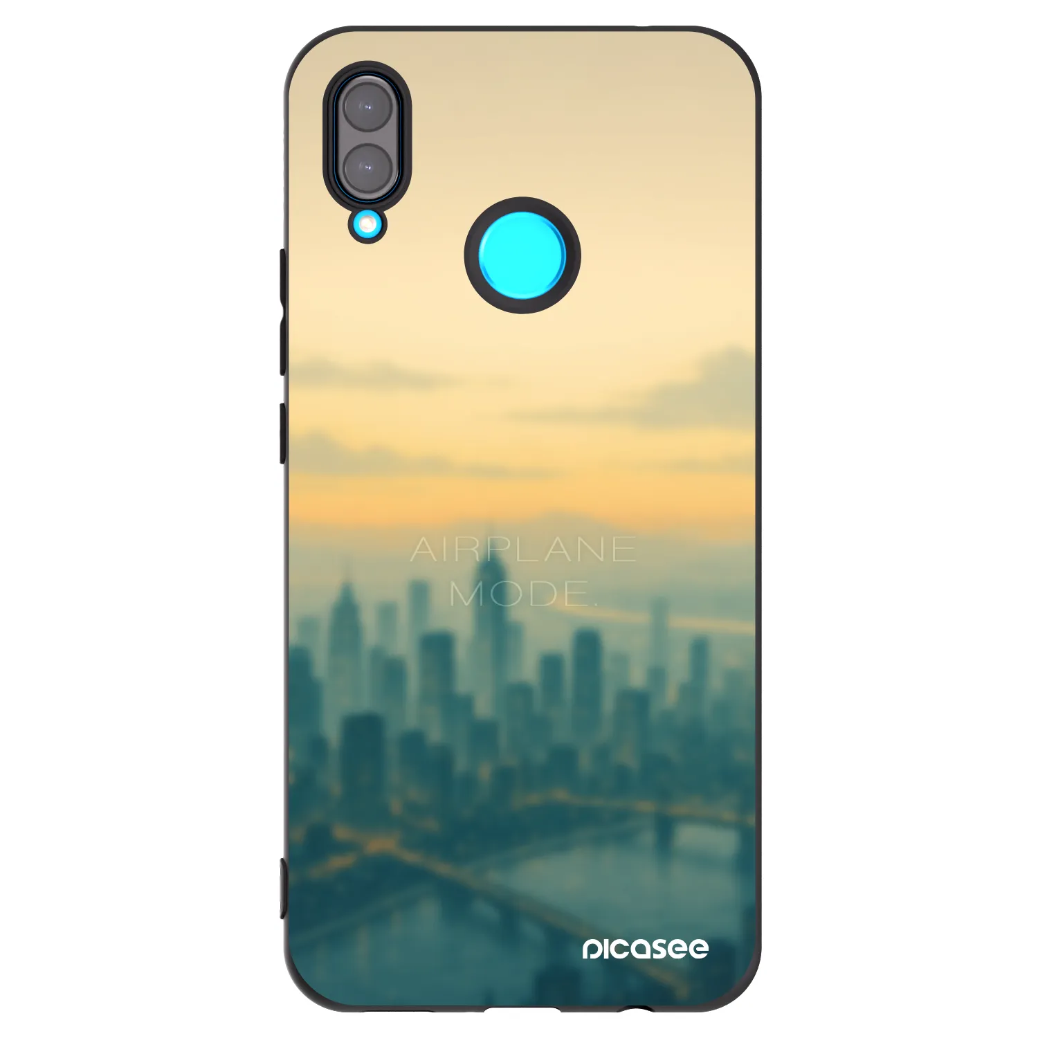 Picasee silikonový černý obal pro Huawei Nova 3i - Airplane mode