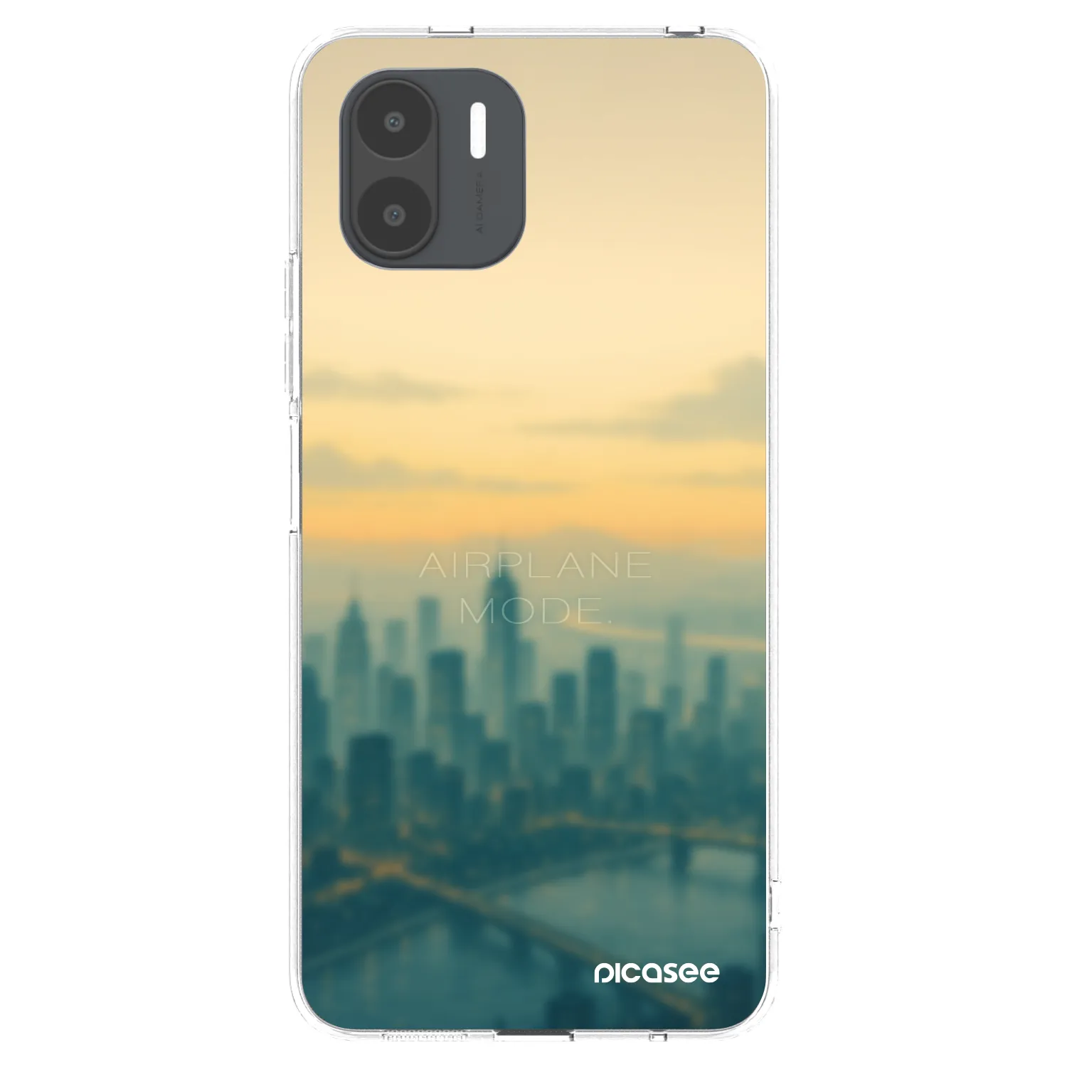 Picasee silikonový průhledný obal pro Xiaomi Redmi A2 - Airplane mode