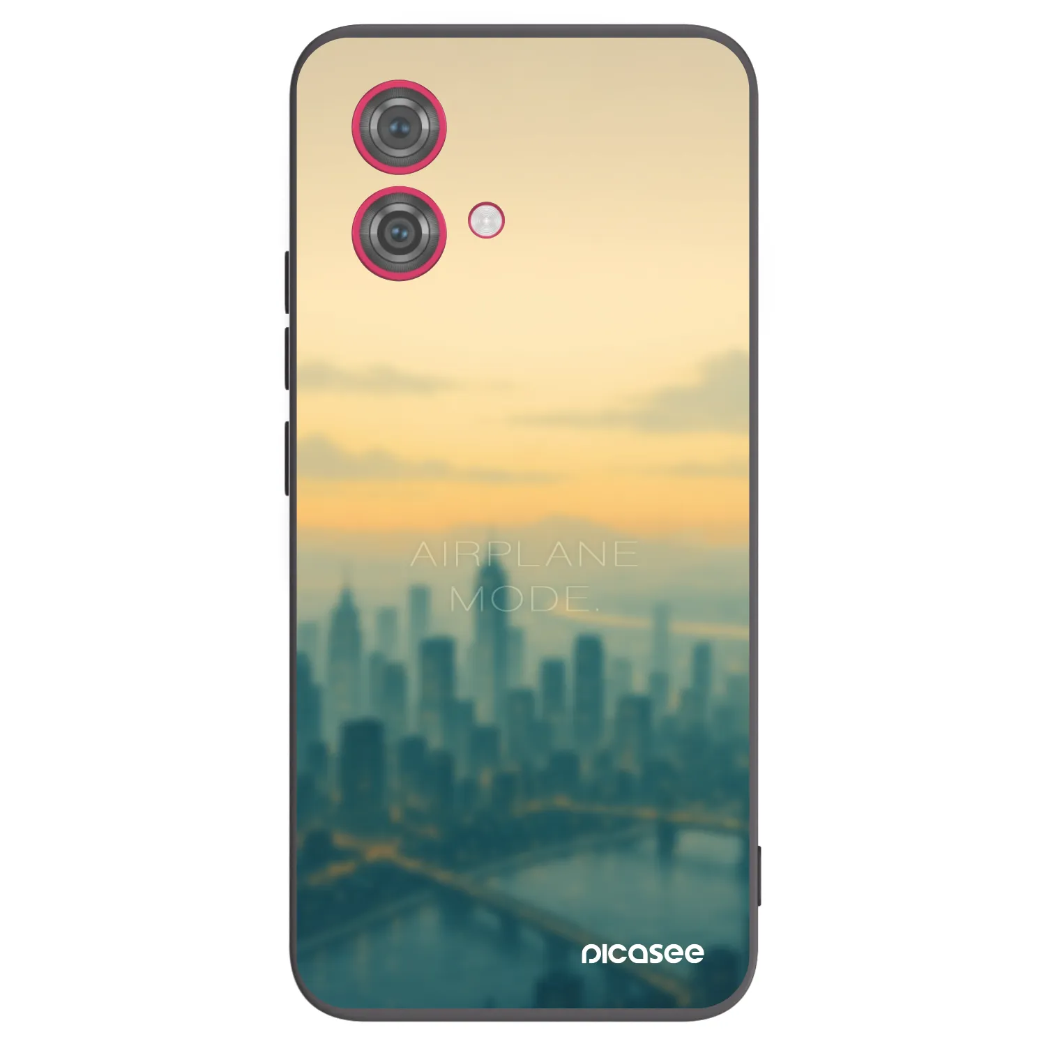 Picasee silikonový černý obal pro Motorola Moto G84 5G - Airplane mode