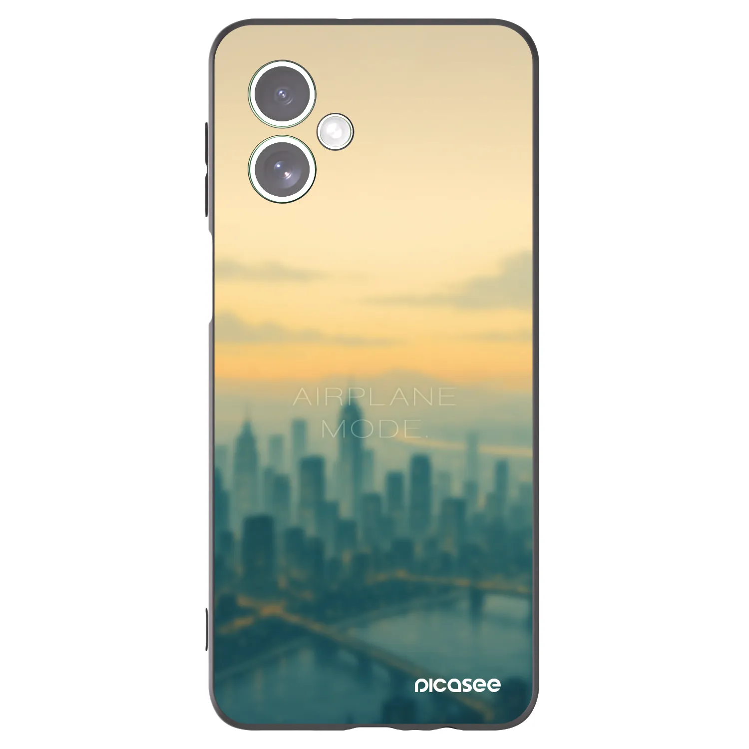 Picasee silikonový černý obal pro Motorola Moto G54 5G - Airplane mode