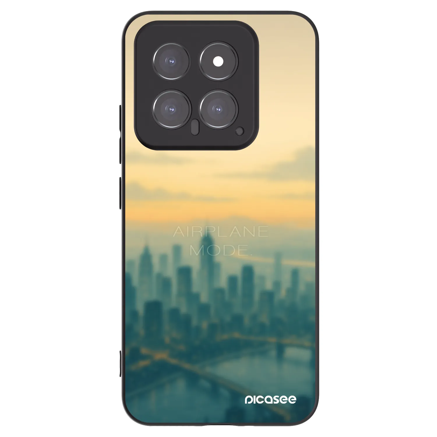 Picasee silikonový černý obal pro Xiaomi 14 - Airplane mode