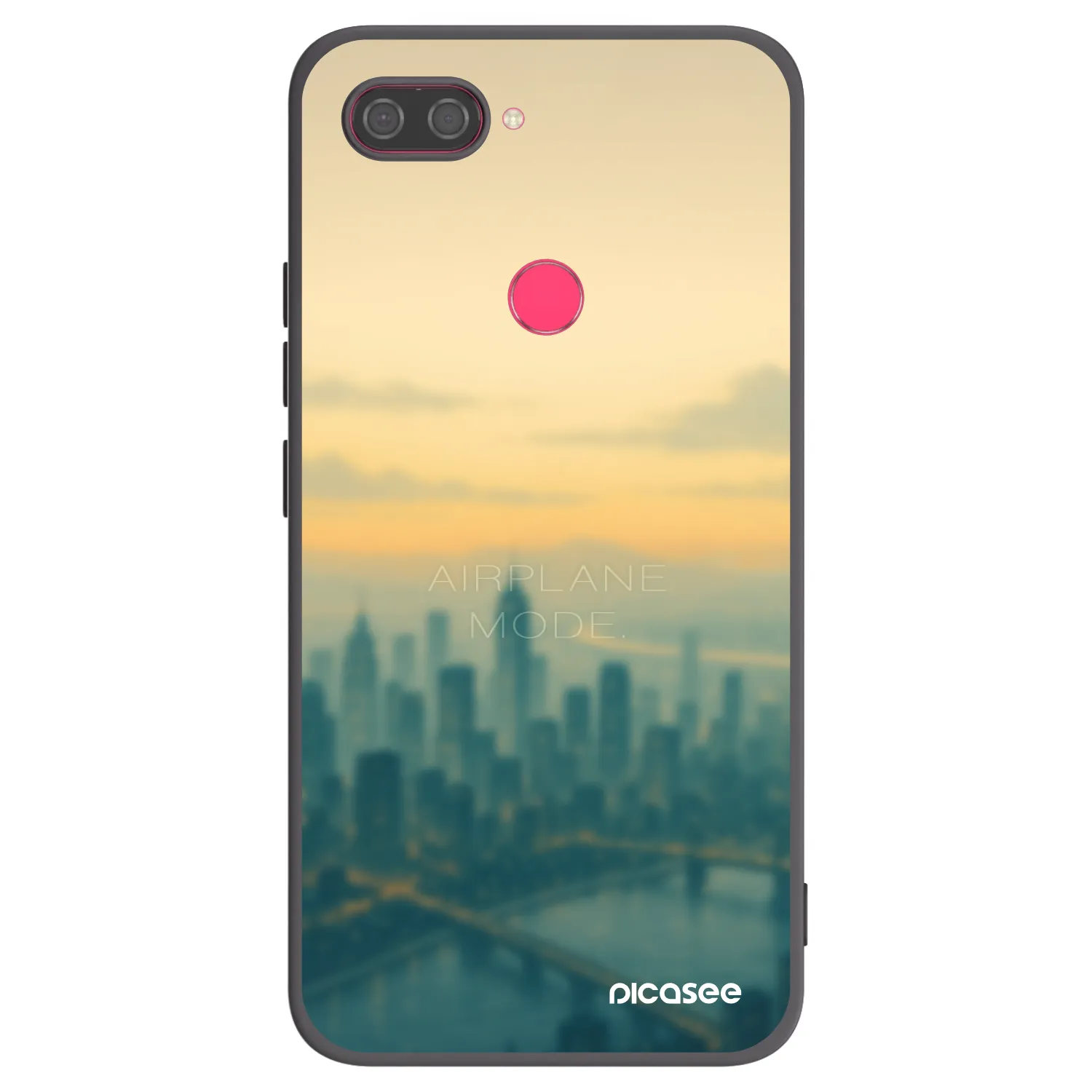 Picasee silikonový černý obal pro Xiaomi Mi 8 Lite - Airplane mode