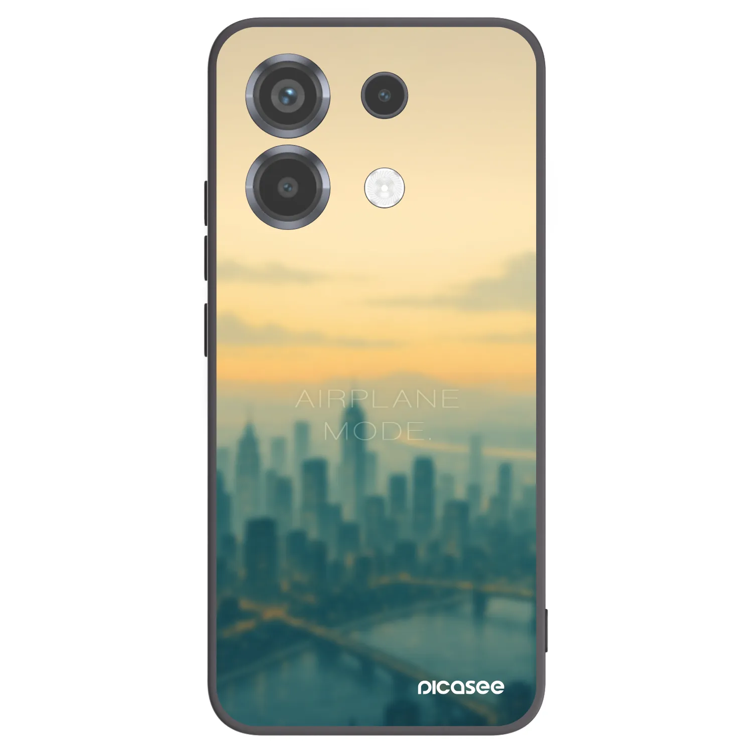 Picasee silikonový černý obal pro Xiaomi Poco X6 - Airplane mode