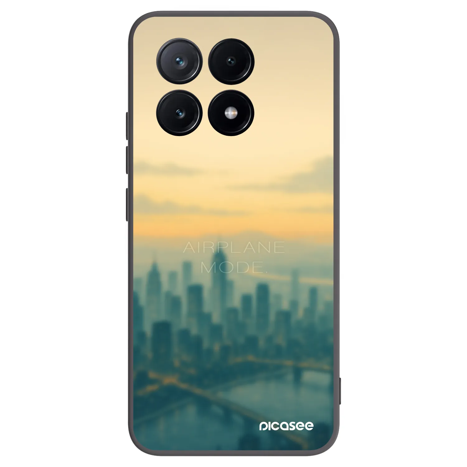 Picasee silikonový černý obal pro Xiaomi Poco X6 Pro - Airplane mode