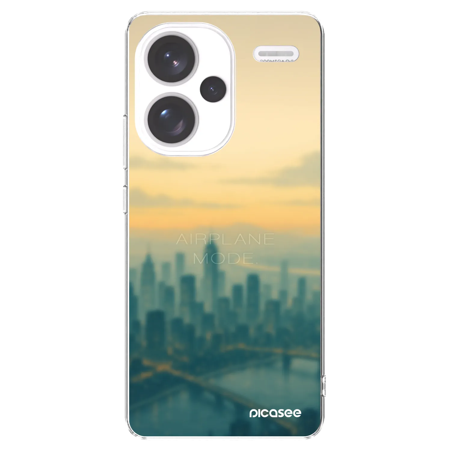 Picasee silikonový průhledný obal pro Xiaomi Redmi Note 13 Pro+ 5G - Airplane mode