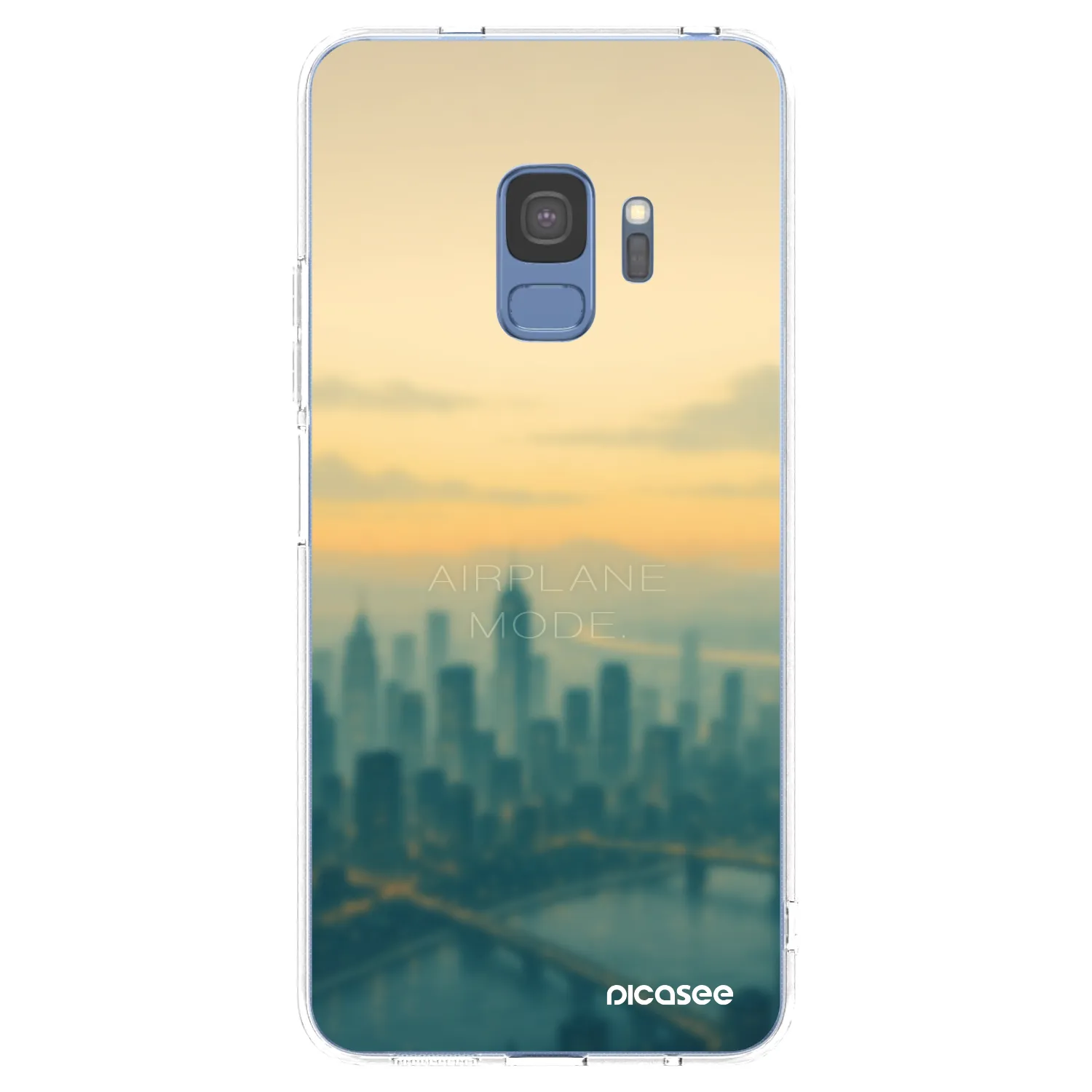 Picasee silikonový průhledný obal pro Samsung Galaxy S9 G960F - Airplane mode