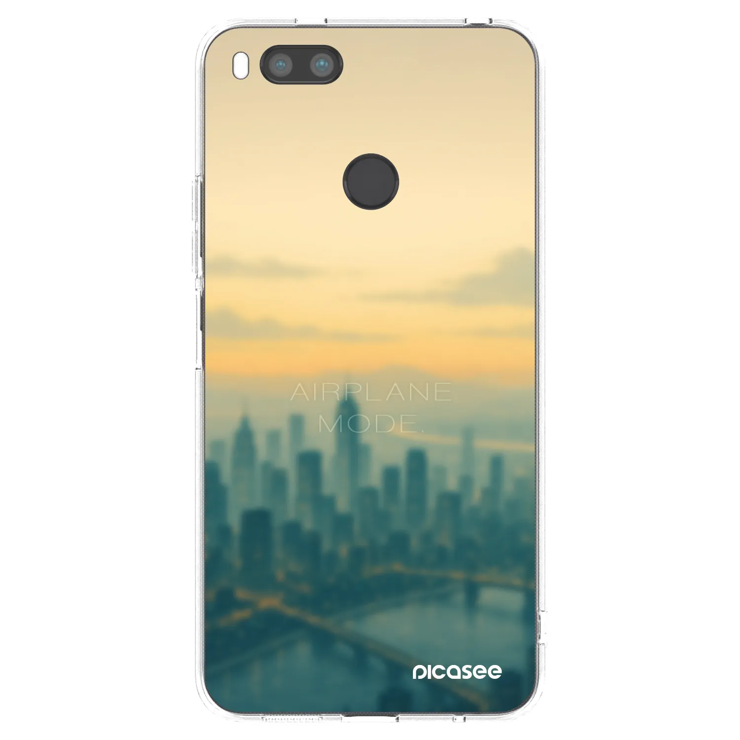 Picasee silikonový průhledný obal pro Xiaomi Mi A1 Global - Airplane mode