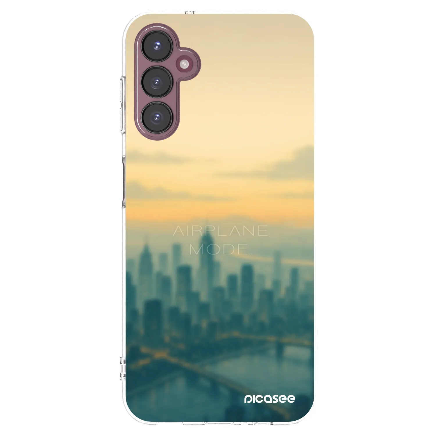 Picasee silikonový průhledný obal pro Samsung Galaxy A05s A057G - Airplane mode