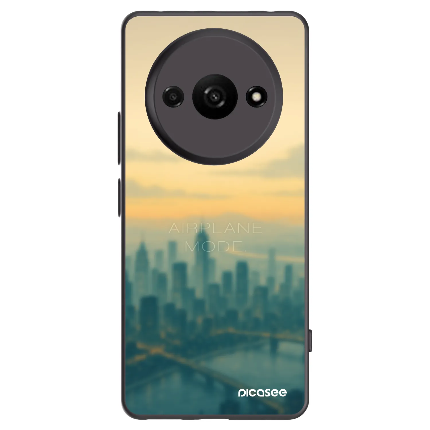 Picasee silikonový černý obal pro Xiaomi Redmi A3 - Airplane mode