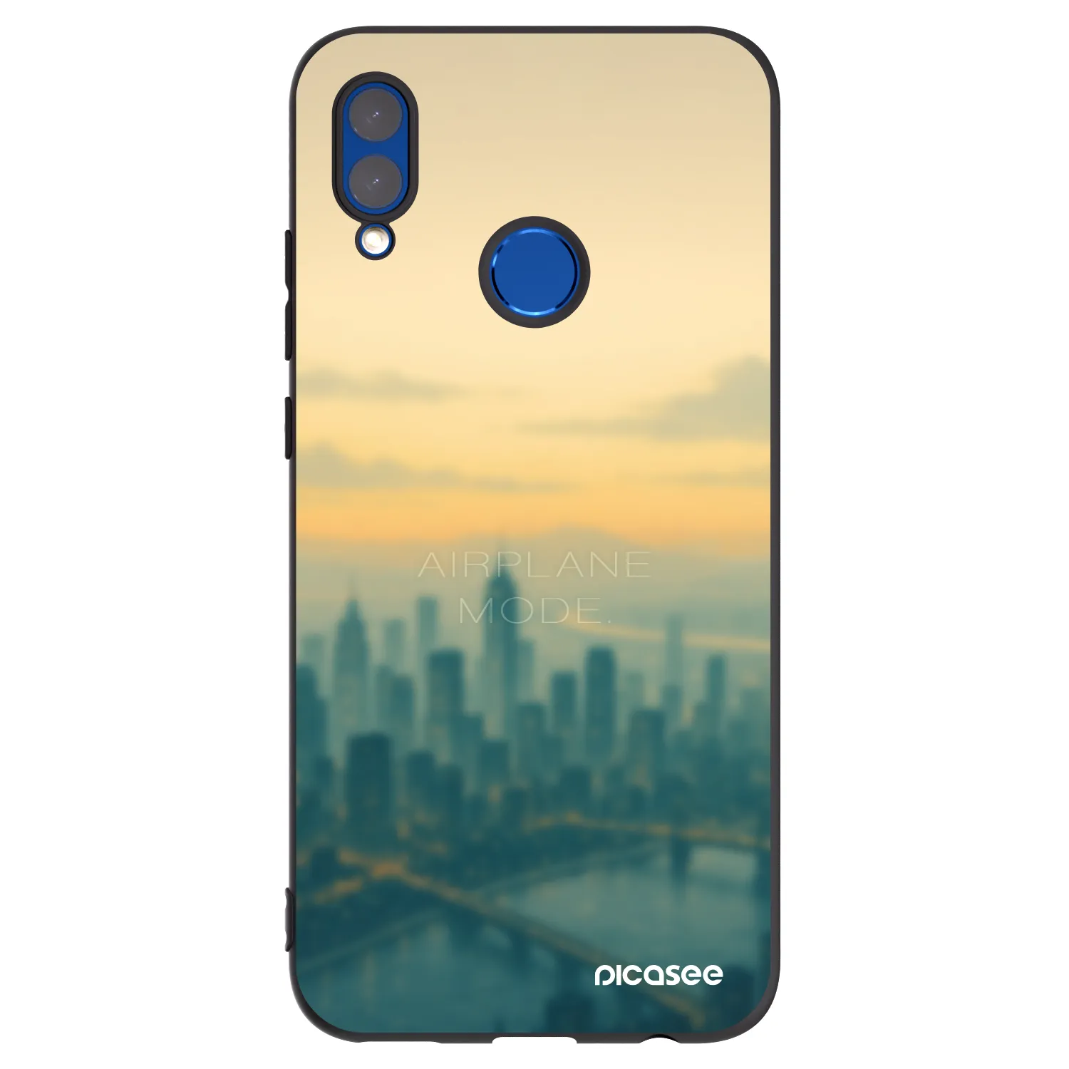 Picasee silikonový černý obal pro Huawei P Smart 2019 - Airplane mode