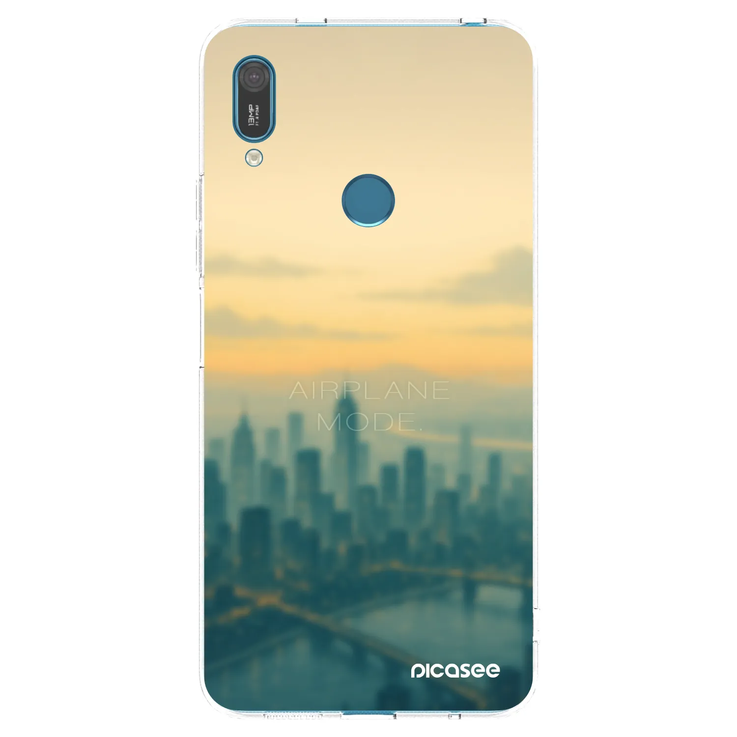 Picasee silikonový průhledný obal pro Huawei Y7 2019 - Airplane mode