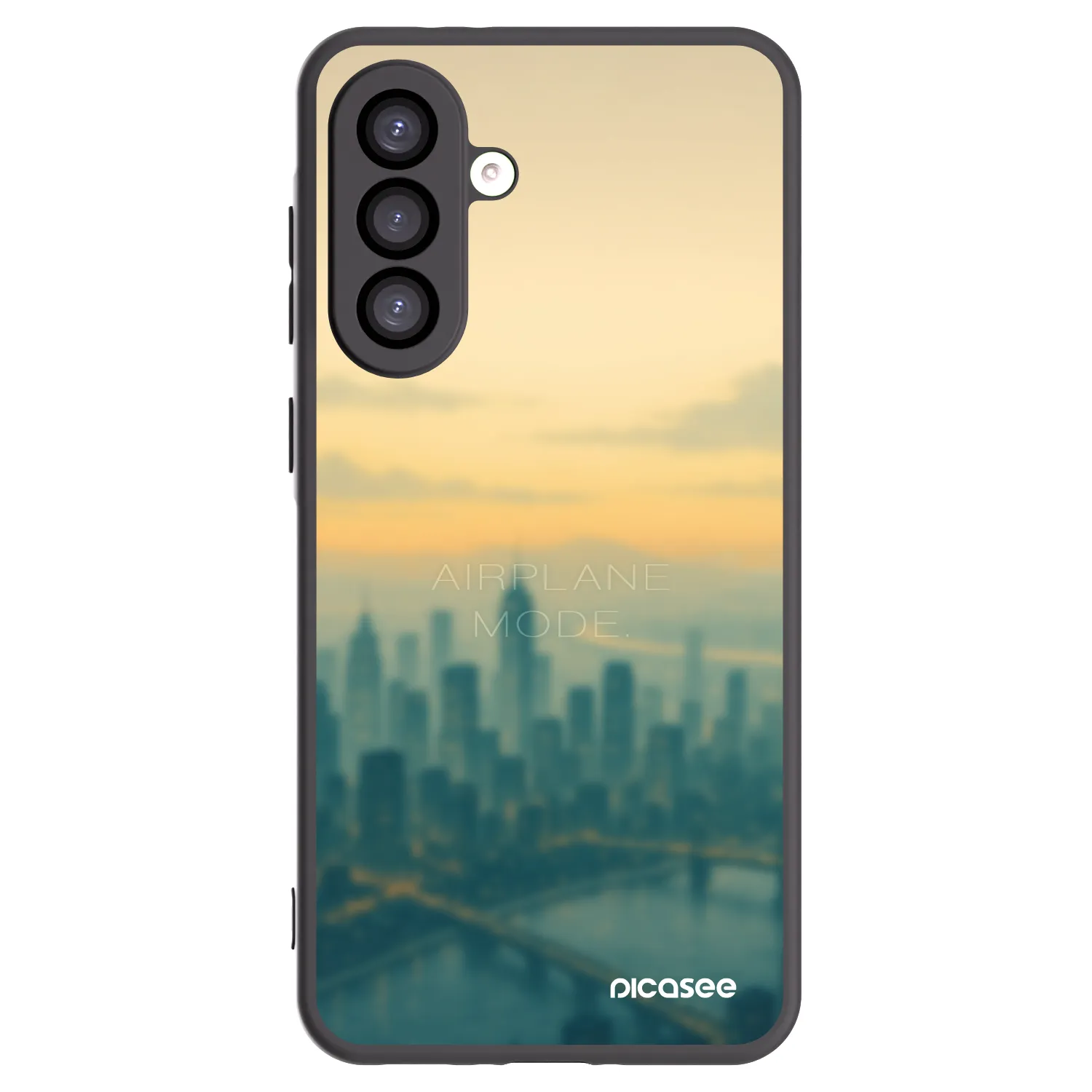 Picasee silikonový černý obal pro Samsung Galaxy A26 5G A266B - Airplane mode