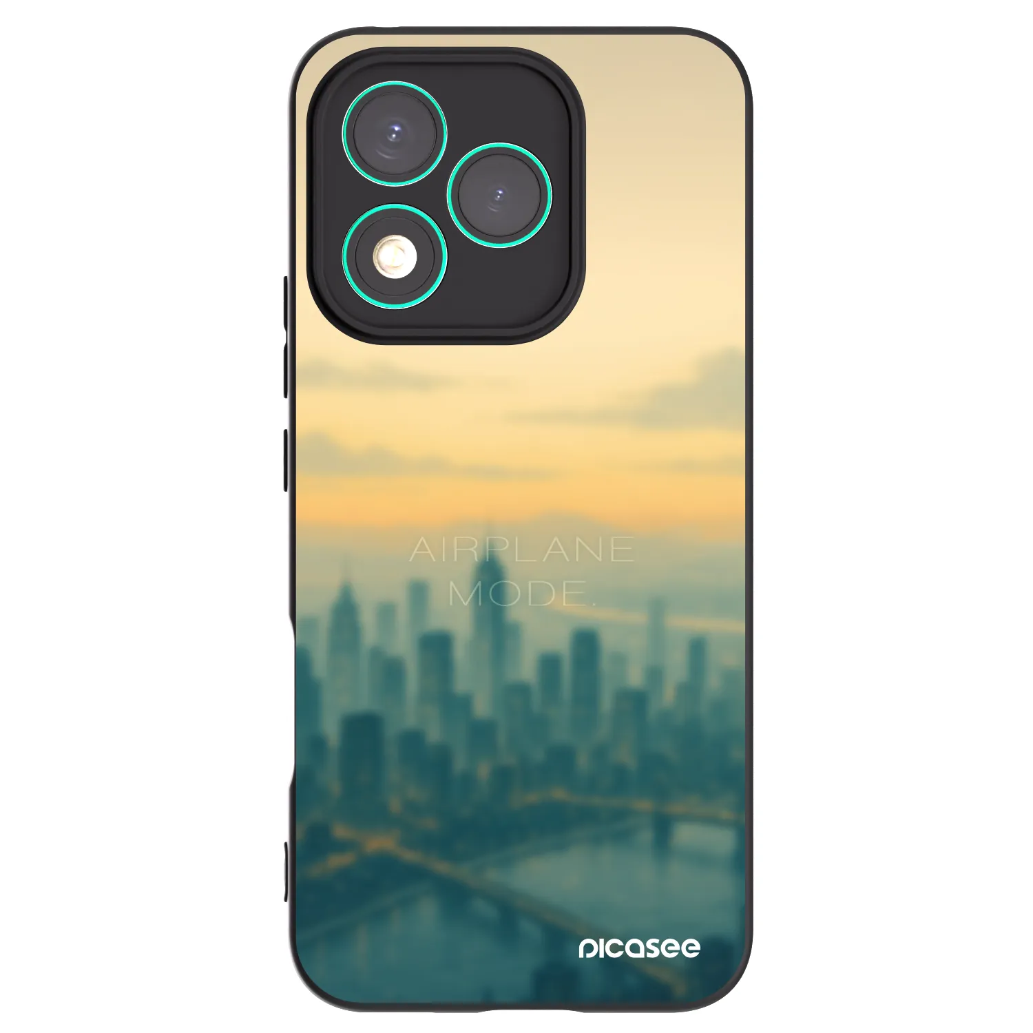 Picasee silikonový černý obal pro Honor 400 Lite 5G - Airplane mode