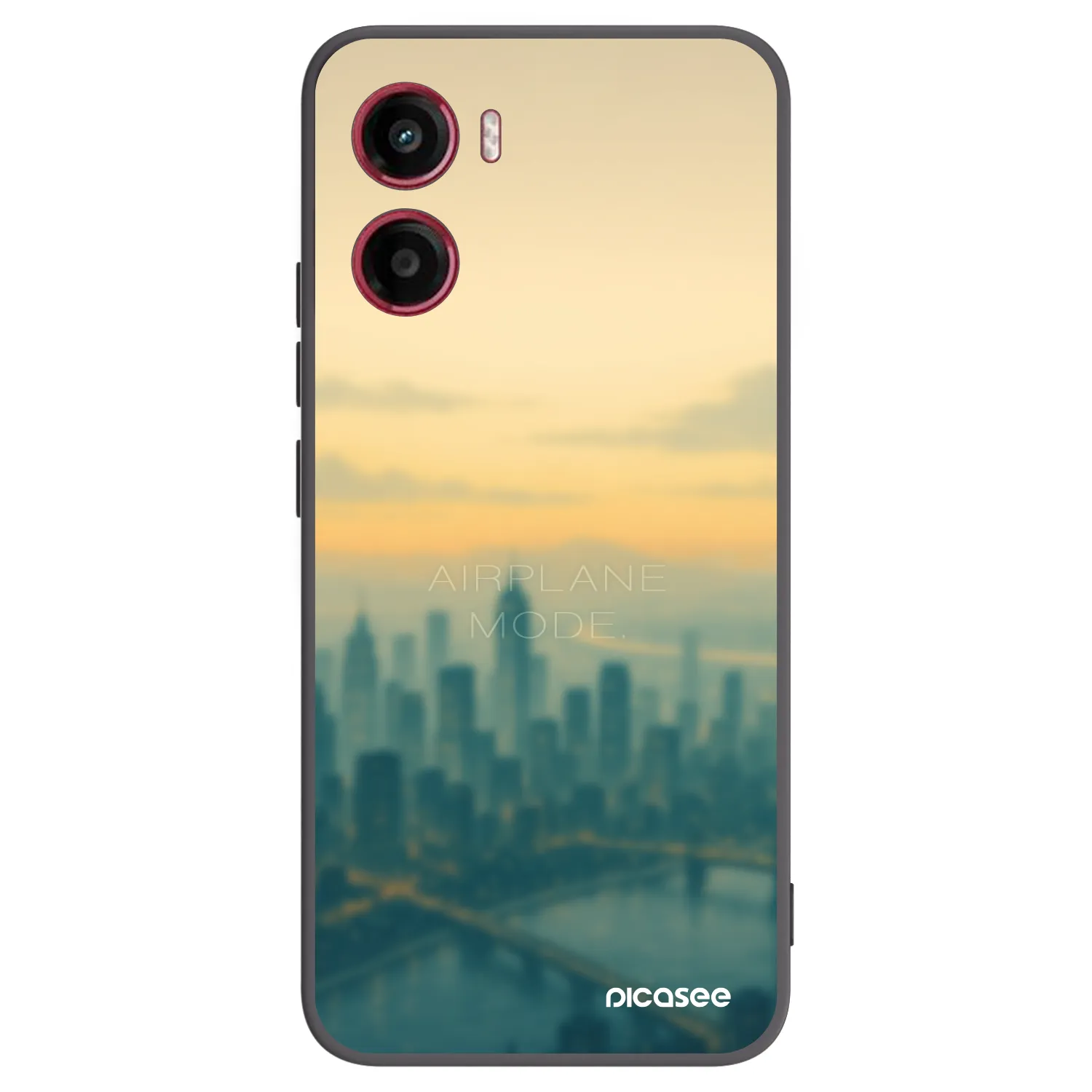 Picasee silikonový černý obal pro Motorola Moto G05 - Airplane mode