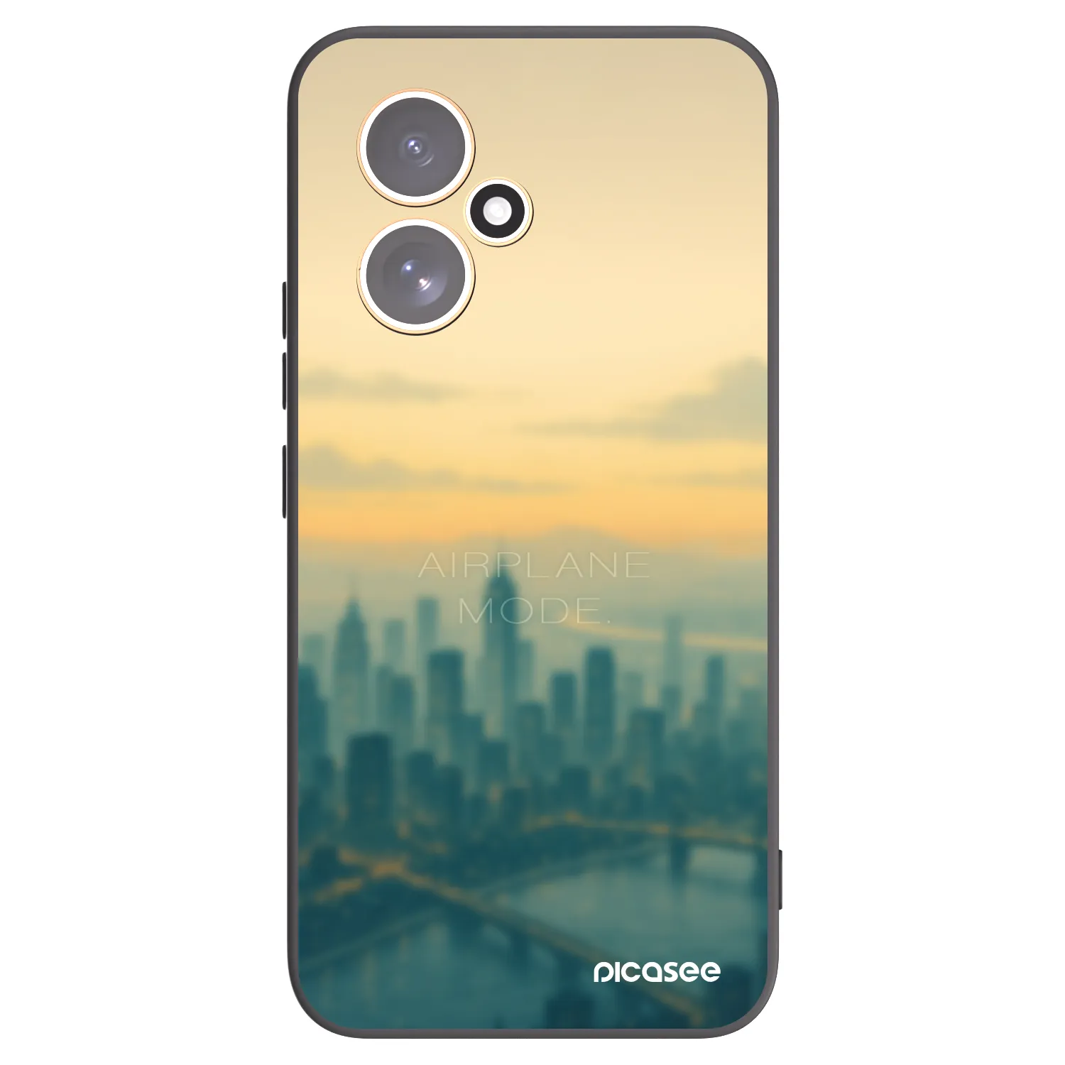 Picasee silikonový černý obal pro Honor 400 5G - Airplane mode