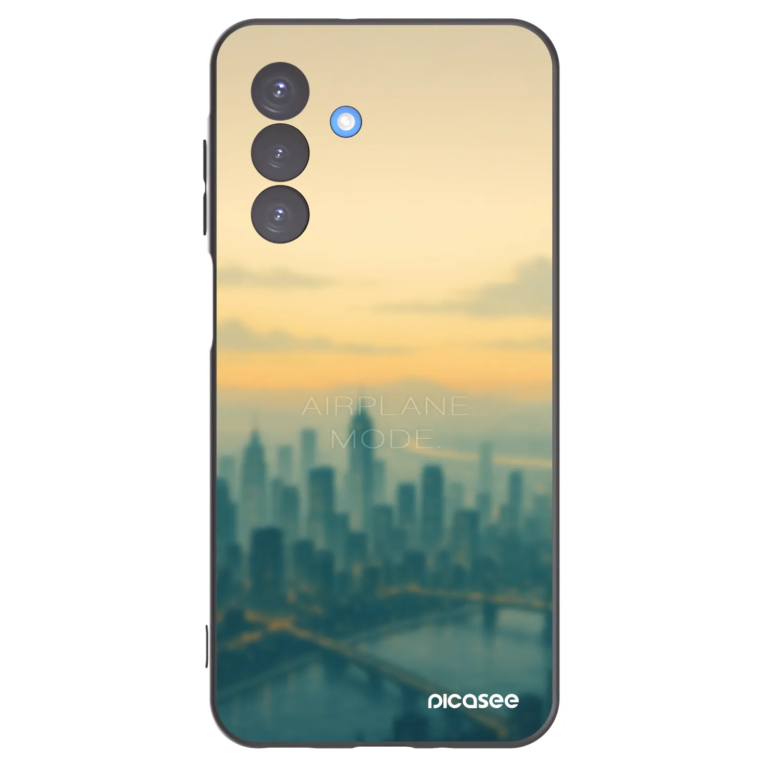 Picasee silikonový černý obal pro Samsung Galaxy A17 5G - Airplane mode