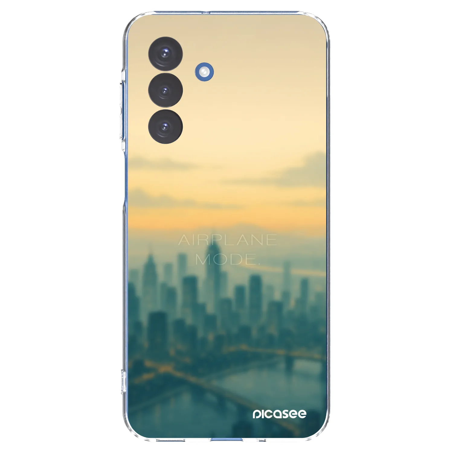 Picasee silikonový průhledný obal pro Samsung Galaxy A17 5G - Airplane mode