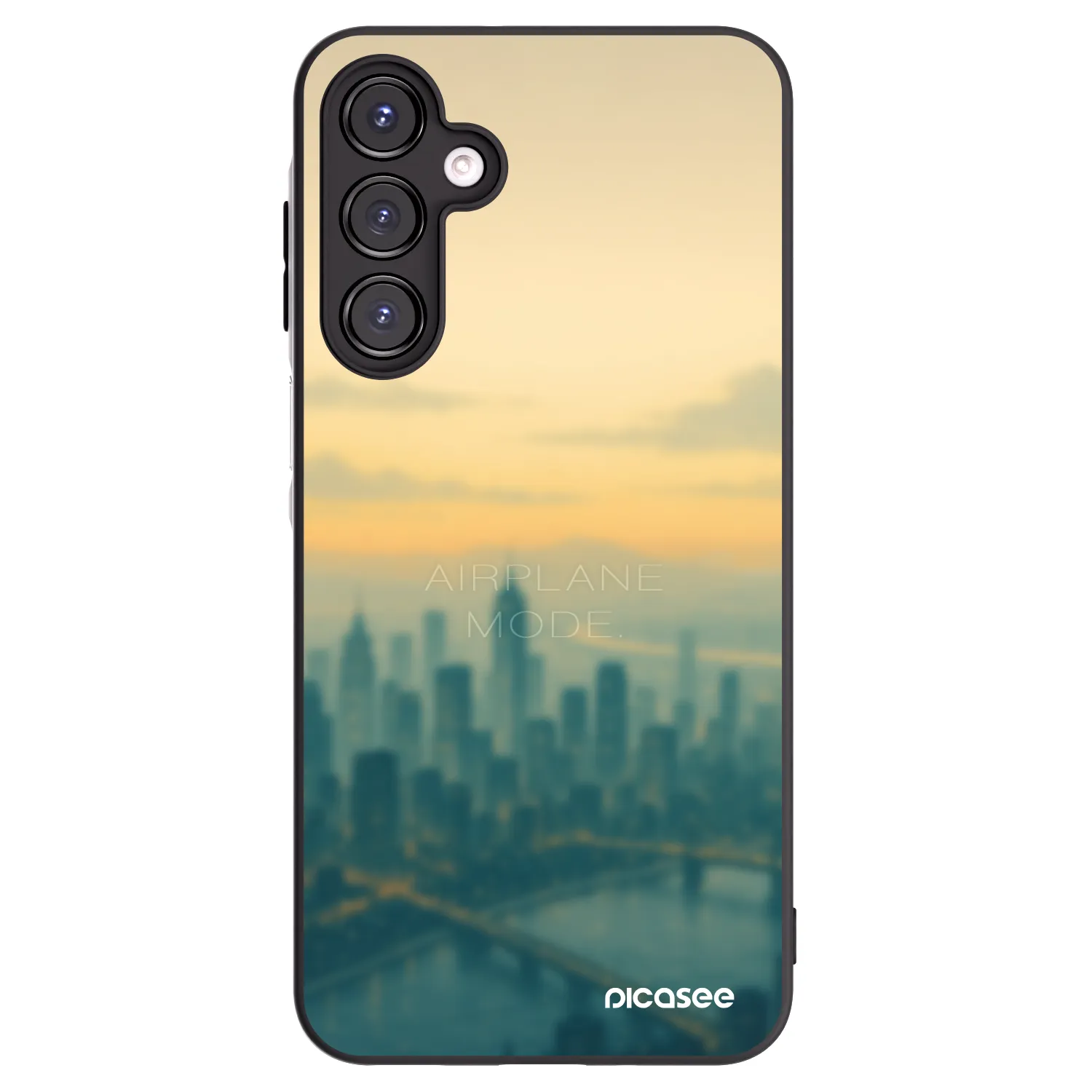 Picasee silikonový černý obal pro Samsung Galaxy A16 4G - Airplane mode