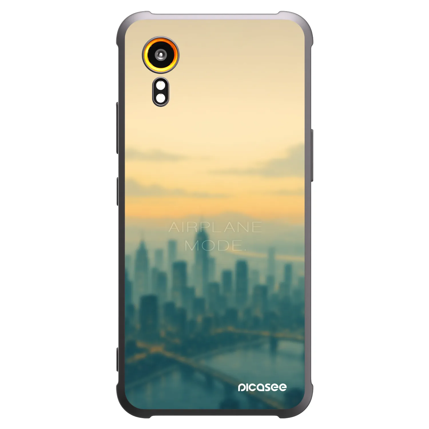 Picasee silikonový černý obal pro Samsung Galaxy Xcover 7 - Airplane mode