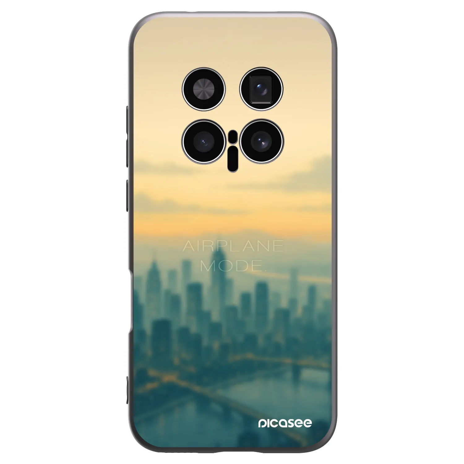 Picasee silikonový černý obal pro Honor Magic8 Pro 5G - Airplane mode