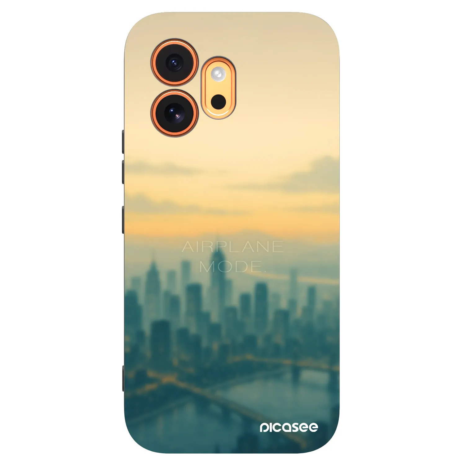 Picasee silikonový černý obal pro Honor 600 - Airplane mode