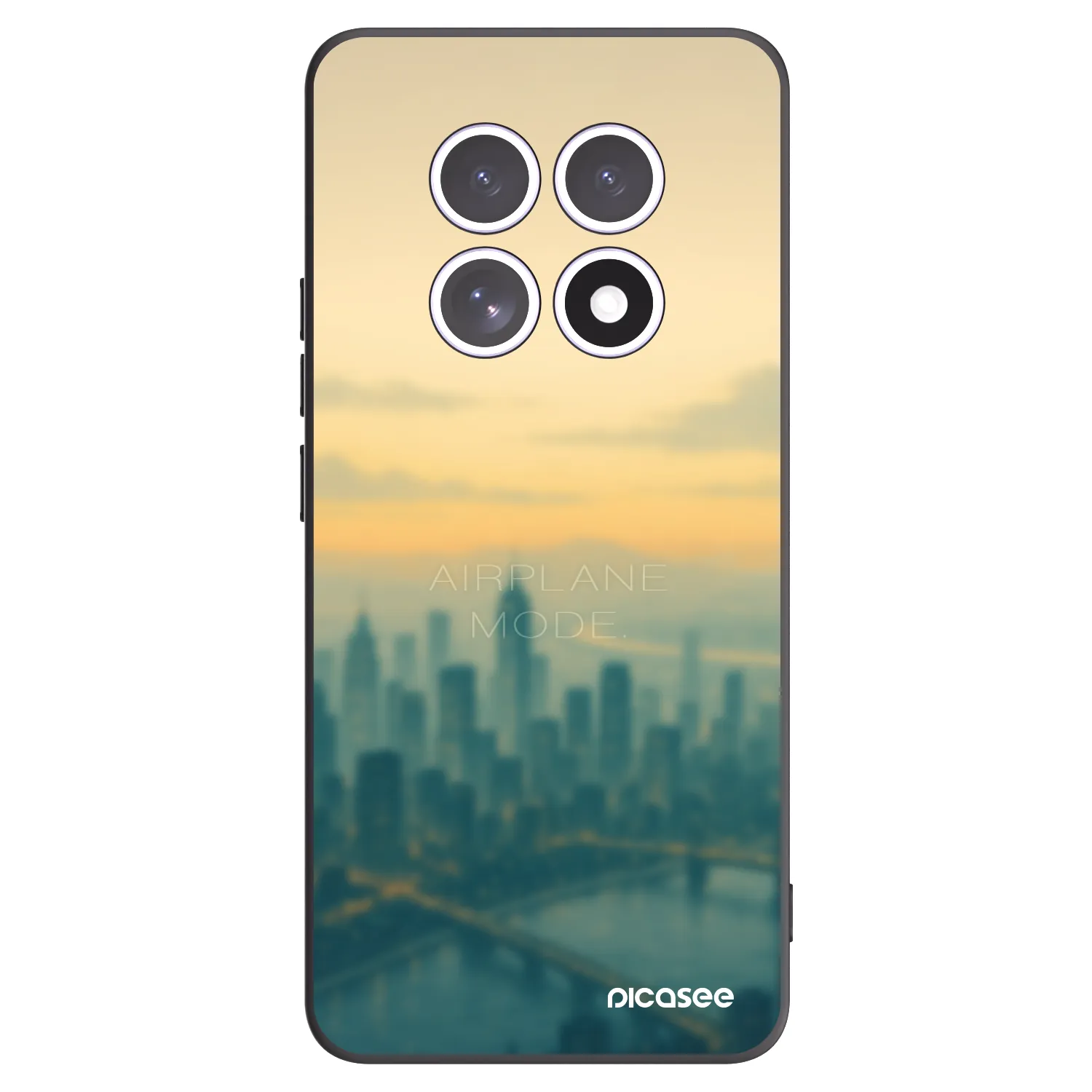 Picasee silikonový černý obal pro Xiaomi Redmi Note 15 5G - Airplane mode