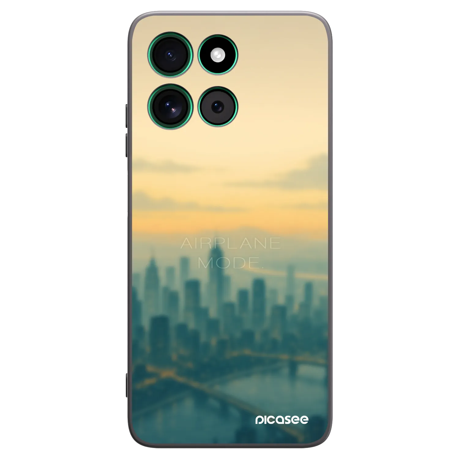 Picasee silikonový černý obal pro Motorola Moto G57 Power - Airplane mode