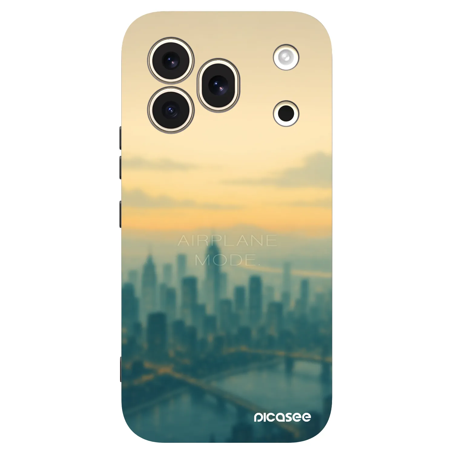 Picasee silikonový černý obal pro Honor 600 Pro - Airplane mode