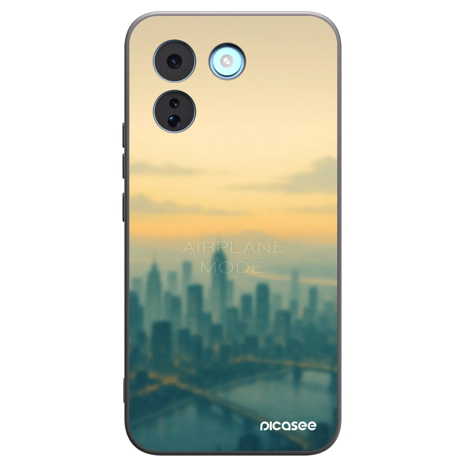 Picasee silikonový černý obal pro Xiaomi Redmi Note 17 Pro MAX 5G - Airplane mode