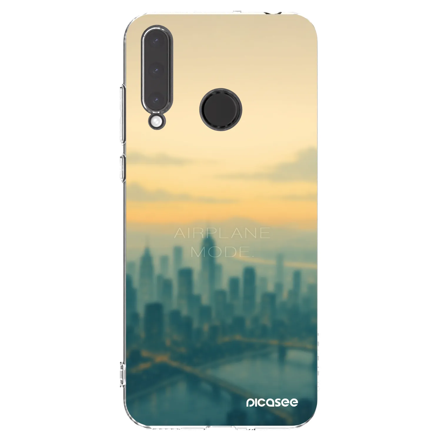 Picasee silikonový průhledný obal pro Honor 20 Lite - Airplane mode