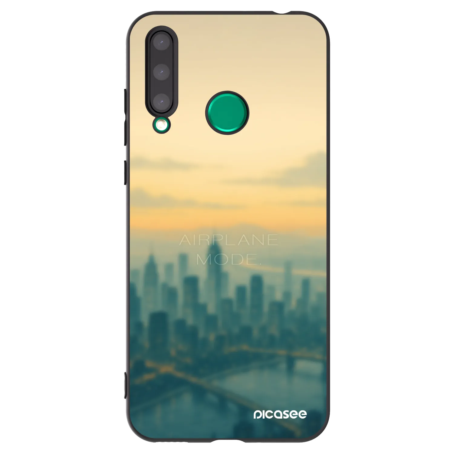 Picasee silikonový černý obal pro Honor 20 Lite - Airplane mode